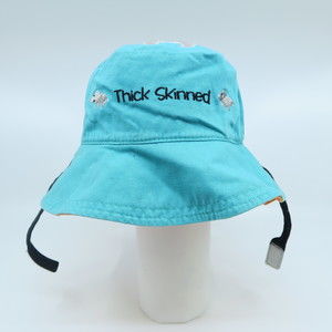 Flap Jack Boys Orange | Turquoise Sun Hat size: 12-24 Months